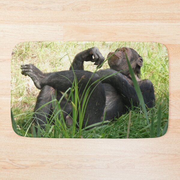 Item preview, Chimpanzee Laying On The Grass designed and sold by TheAnimalZ00.