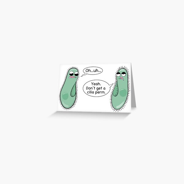 Cilia Perm Greeting Card