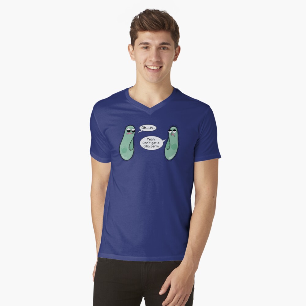 Item preview, V-Neck T-Shirt designed and sold by amoebasisters.