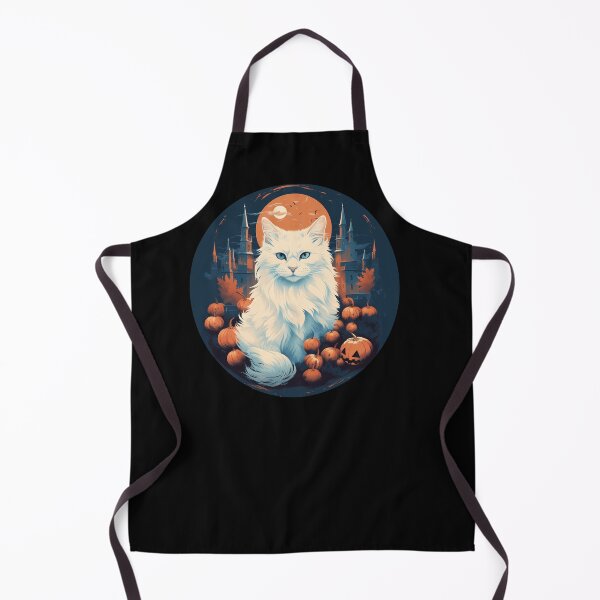 Item preview, Turkish Angora Cat Halloween, Love Cats designed and sold by Logiamerch.