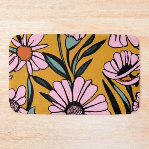 Item preview, delicate flowers light yellow backround designed and sold by asbno19.