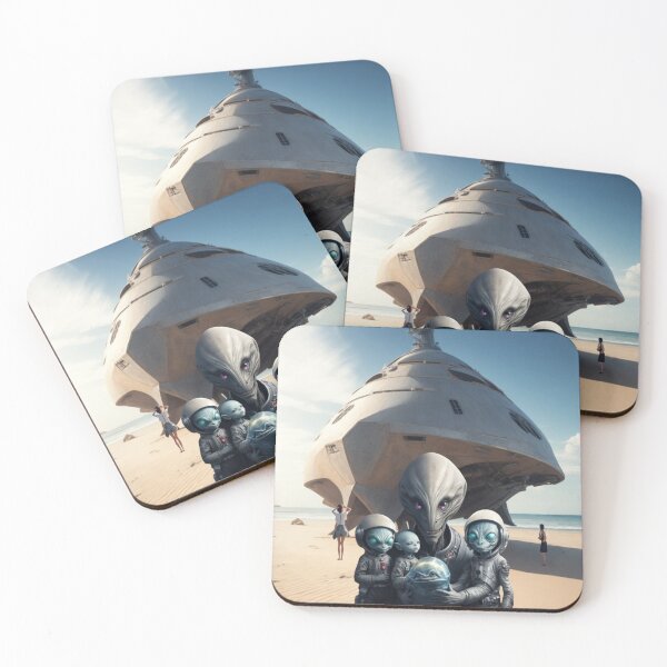 Item preview,   Aliens Land on Earth - Are Aliens Among Us? designed and sold by AleksKos.