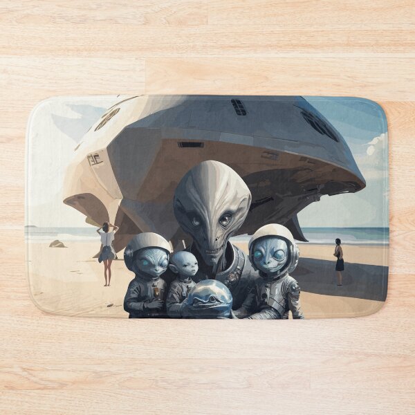 Item preview,   Aliens Land on Earth - Are Aliens Among Us? designed and sold by AleksKos.