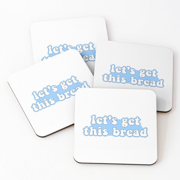 Item preview, let's get this bread inspirational motivational positive quote designed and sold by Jesticker.