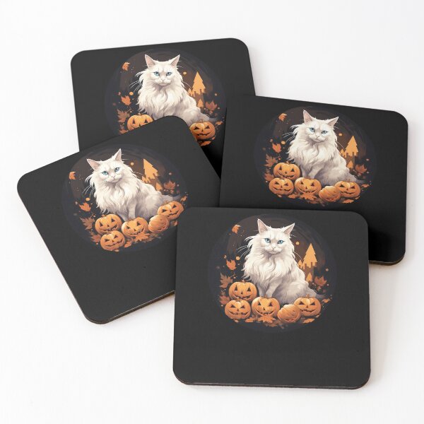 Item preview, Turkish Angora Cat Halloween, Love Cats  designed and sold by Logiamerch.