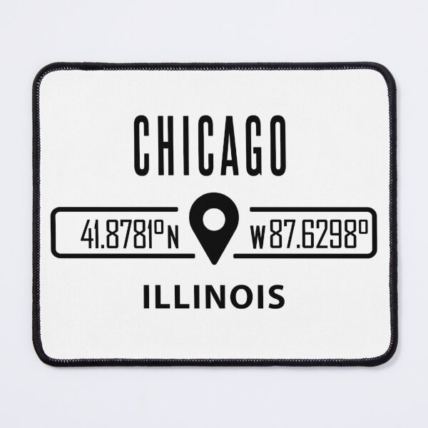 Item preview, Copy of Chicago Illinois GPS Location Coordinates designed and sold by IdentiTee Studios.