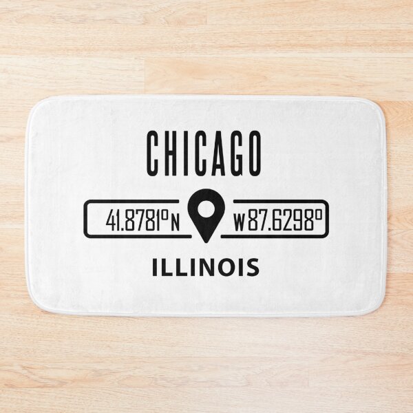Item preview, Copy of Chicago Illinois GPS Location Coordinates designed and sold by IdentiTee Studios.