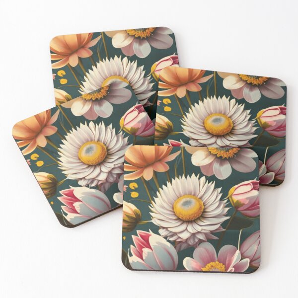 Item preview, delicate flowers light yellow backround designed and sold by asbno19.