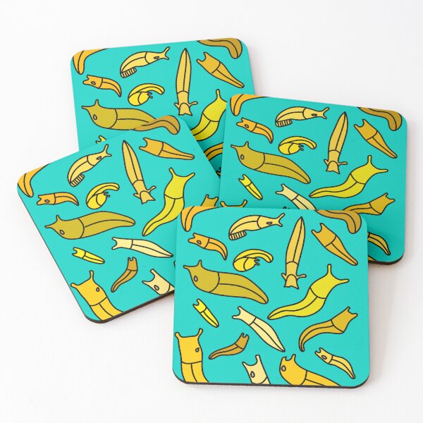Item preview, Banana Slugs Teal designed and sold by StickFigureArts.