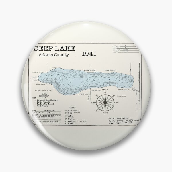 Item preview, Deep Lake WI Adams County designed and sold by Jean Plout.