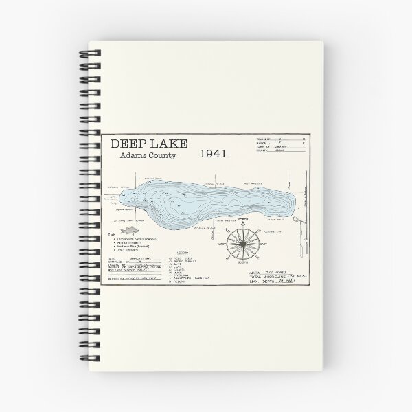Item preview, Deep Lake WI Adams County designed and sold by Jean Plout.