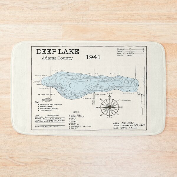 Item preview, Deep Lake WI Adams County designed and sold by Jean Plout.