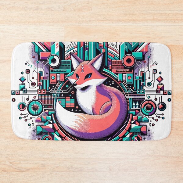 Item preview, Foxy Future - 8-Bit Futuristic Fox designed and sold by PixelPunkster.