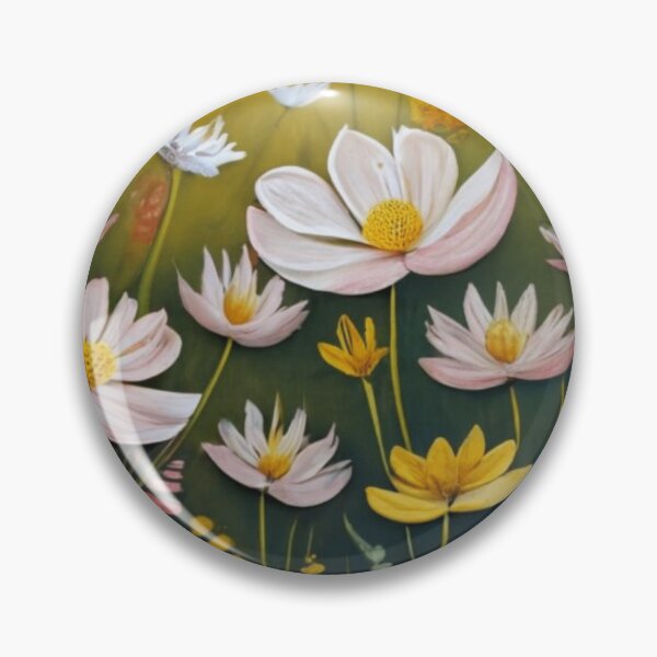 Item preview, delicate flowers light yellow backround designed and sold by asbno19.