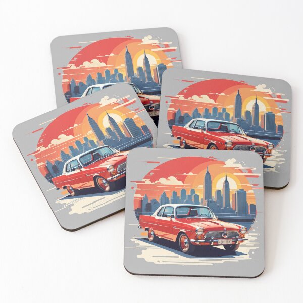 Item preview, 005 Classic Car in New York Street designed and sold by Alexis Art Collection.