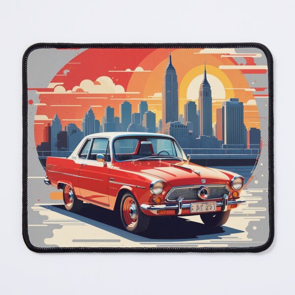 Item preview, 005 Classic Car in New York Street designed and sold by Alexis Art Collection.