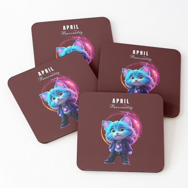 Item preview, April: Pawsonality, Meow-sions Unpaw-sible Cat-lendar 2024, Secret Agent Cat-tivities designed and sold by RvinJo8.