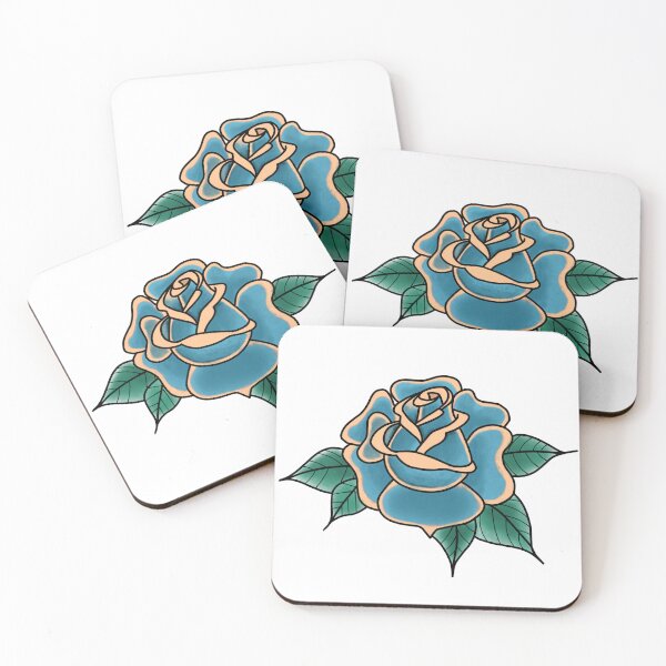 Aperçu de l'œuvre Rose bleue traditionnelle américaine créée et vendue par naz2.