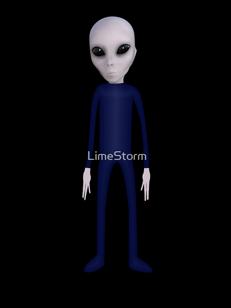 grey alien action figure