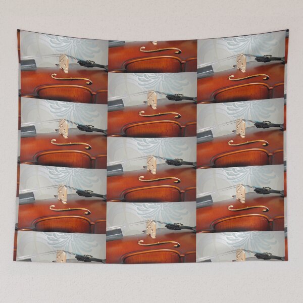 Item preview, Over the bridge - Edge-on view of Violin designed and sold by SunriseRose.