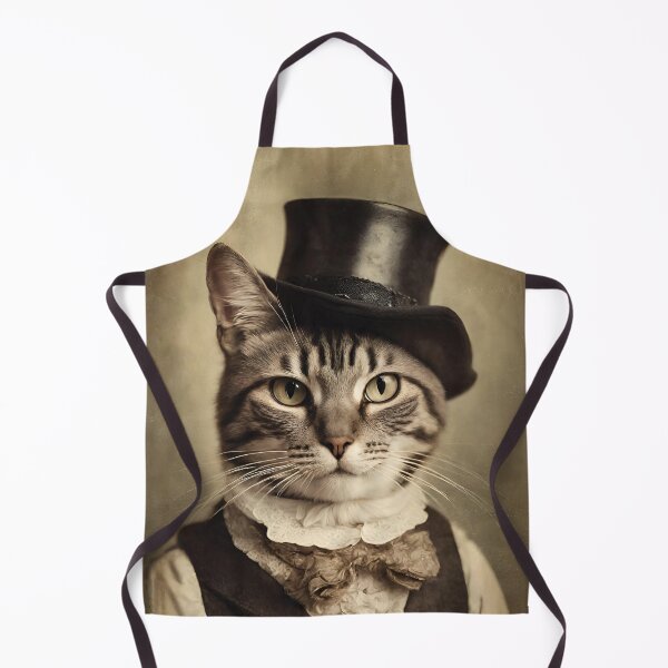 Item preview, Victorian Cats Portrait Artistic Gift Fashion Cats Style designed and sold by popanato.