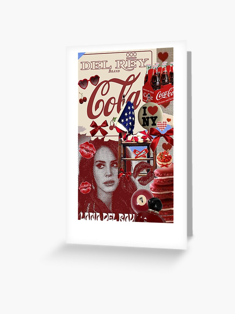 Lana Del Rey Cherry Cola Americana Collage Greeting Card for Sale by  tarotsab