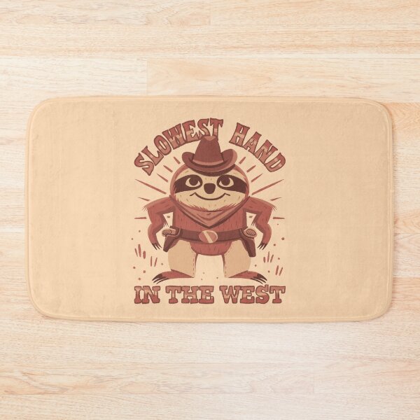 Item preview, Slowest Hand Funny Cowboy Sloth designed and sold by abowersock.