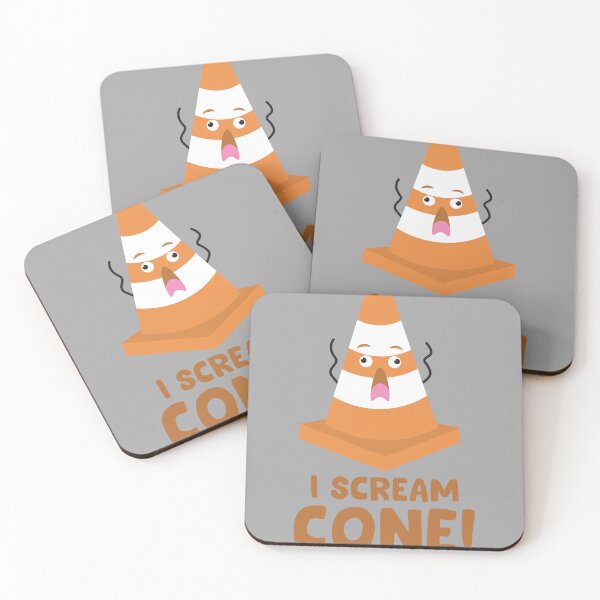 Item preview, I Scream Cone Traffic Cone cute vector design designed and sold by BahayProduction.