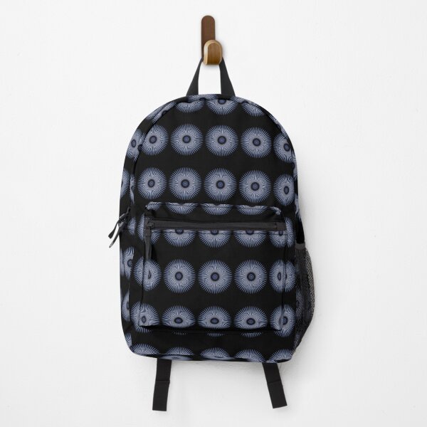 Item preview, blue concentric in black designed and sold by designmari.