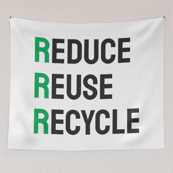 Item preview, Reduce reuse recycle designed and sold by twisted-dot.
