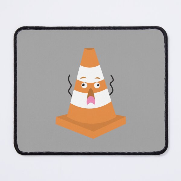 Item preview, Screaming Traffic Cone cute vector design designed and sold by BahayProduction.