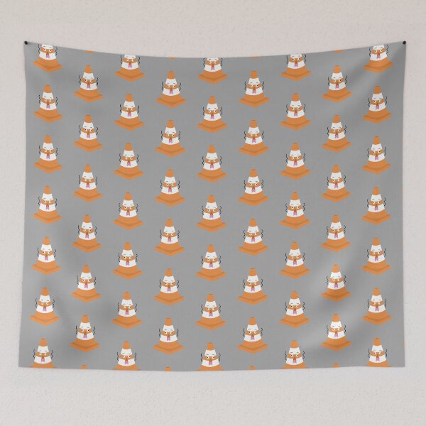 Item preview, Screaming Traffic Cone cute vector design designed and sold by BahayProduction.