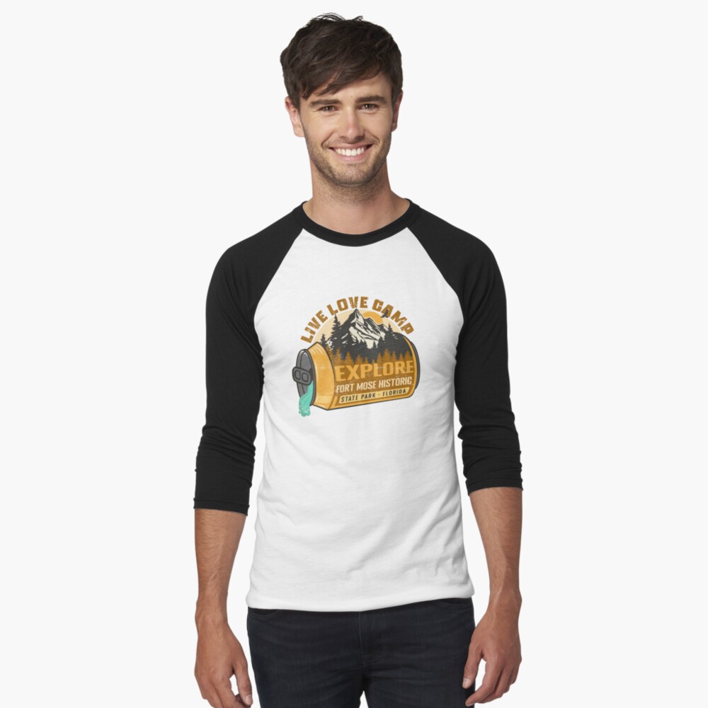 Item preview, Baseball ¾ Sleeve T-Shirt designed and sold by mountainfad.