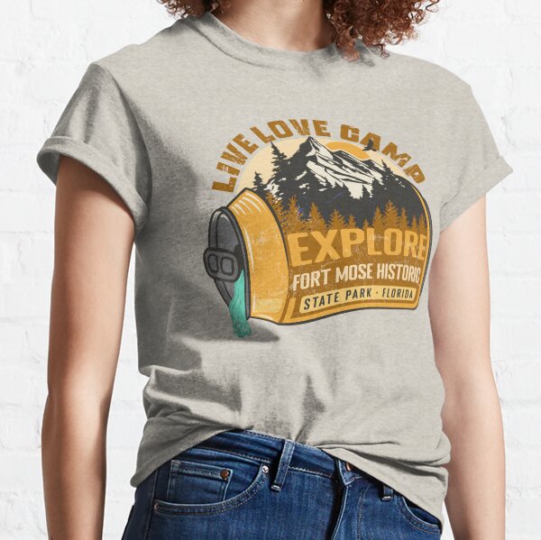 Item preview, Fort Mose Historic State Park Florida Live Love Camp Retro In A Soda Camping Hiking Outdoor Adventure designed and sold by mountainfad.