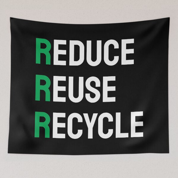 Item preview, Reduce reuse recycle designed and sold by twisted-dot.