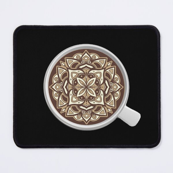 Aperçu de l'œuvre Art De Latte De Mandala De Fleurs créée et vendue par Reiser808.