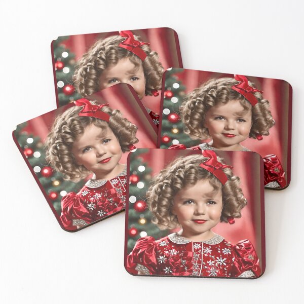 Item preview, Shirley Temple Red Christmas designed and sold by Retro Salt.