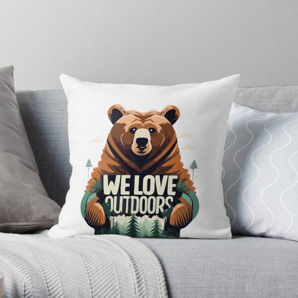 Nature themed shop throw pillows