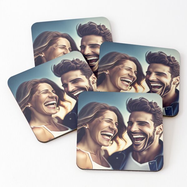 Item preview, Man and Woman Laughing designed and sold by KoliBabb.