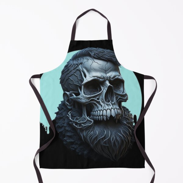 Item preview, skull with beard designed and sold by AtiaMubeen.