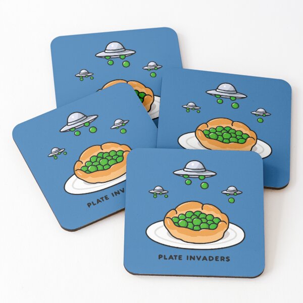 Item preview, Plate Invaders designed and sold by TwinBrosArt.