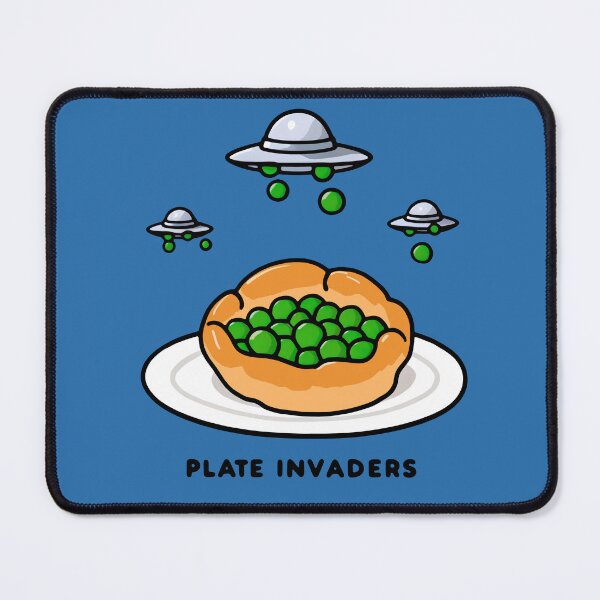 Item preview, Plate Invaders designed and sold by TwinBrosArt.