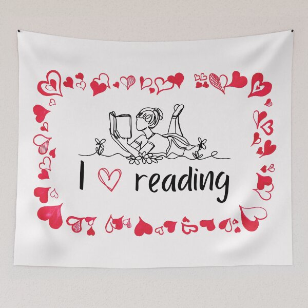 Item preview, I Heart Reading designed and sold by LibrarianNicole.