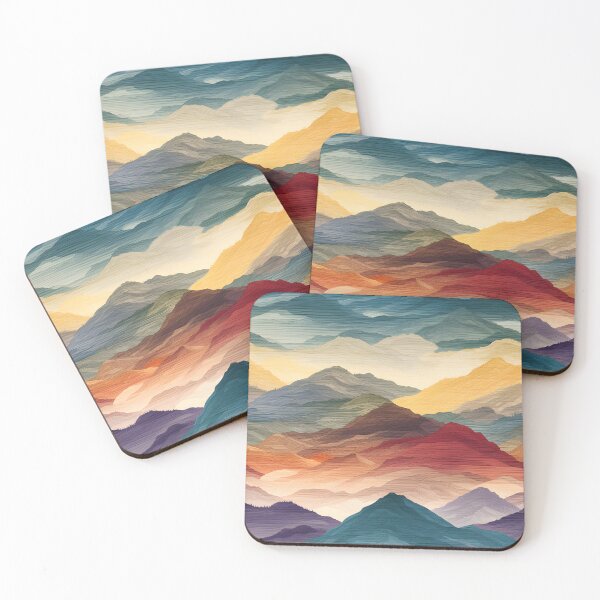Item preview, Textured Rainbow Mountains designed and sold by KSimpson838.