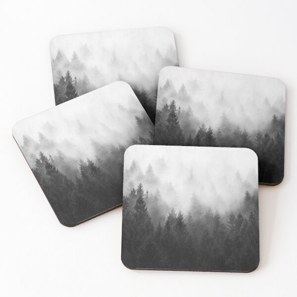 Item preview, I Love You But I Have Chosen Darkness // Misty Romantic Retro Fall Wilderness Fairytale Forest With Trees Covered In Magic Fog Season designed and sold by Tordis Kayma.