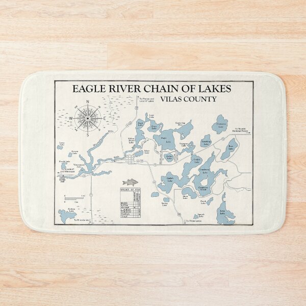 Item preview, Eagle River Chain of Lakes WI Vilas County designed and sold by Jean Plout.