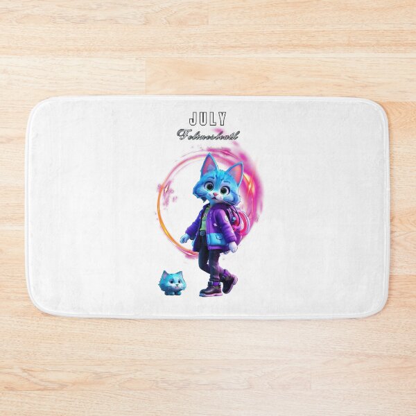 Item preview, July: Felinesleuth, Meow-sionaw-sible Cat-lendar 2024, Secret Agent Cat-tivities designed and sold by PING 999 STUDIO.