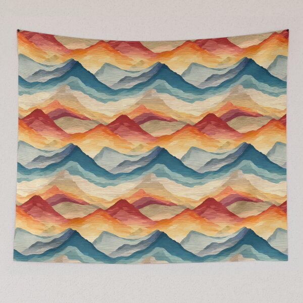 Item preview, Textured Rainbow Moutains designed and sold by KSimpson838.