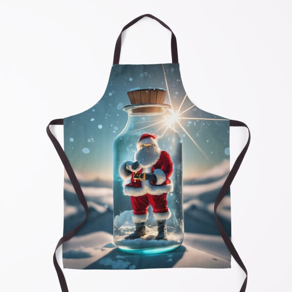 Item preview, Santa in a Bottle - Funny Christmas Holiday Art designed and sold by Emaga Digital Studio.