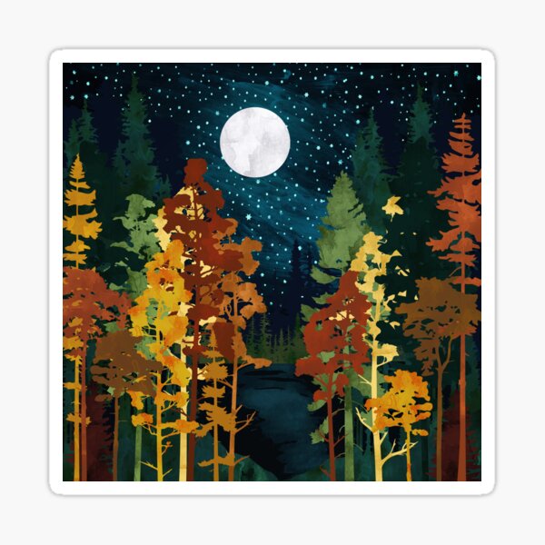 Item preview, Autumn Lake designed and sold by spacefrogdesign.
